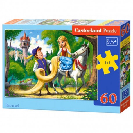 Castorland Puzzle Rapunzel, Puzzle 60 Teile