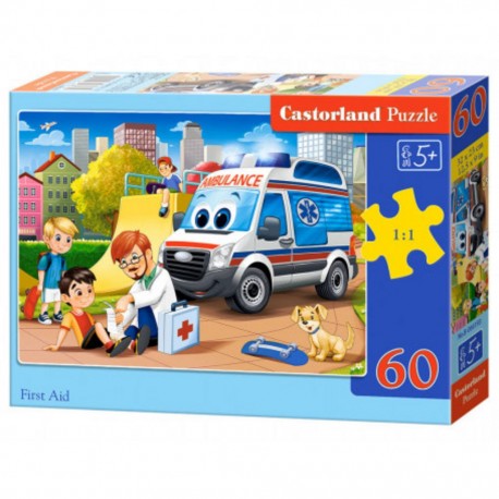 Castorland Puzzle Premiers secours, Puzzle 60 Teile