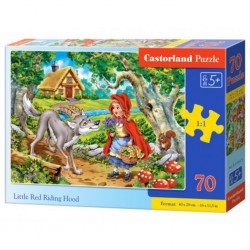 Castorland Puzzle Le petit chaperon rouge, Puzzle 70 couleurs