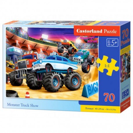 Castorland Puzzle Monster Truck Show, Puzzle 70 pièces