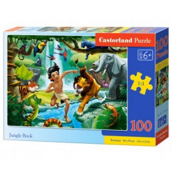 Castorland Puzzle Livre de la jungle, Puzzle 100 couleurs