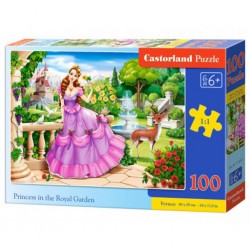 Castorland Puzzle Princesse au jardin royal, Puzzle 100 couleurs