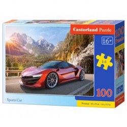 Castorland Puzzle Voiture de sport, Puzzle 100 couleurs