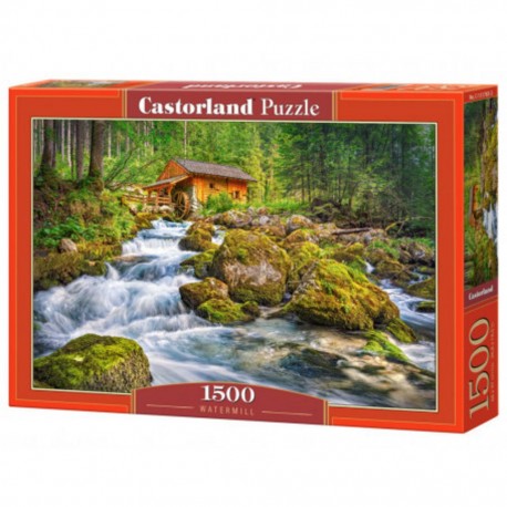 Castorland Puzzle Moulin à eau, Puzzle 1500 Teiles