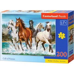 Castorland Puzzle Appel de la nature, puzzle 200p