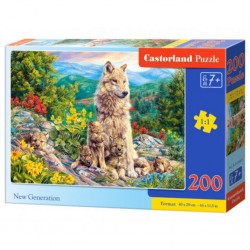 Castorland Puzzle Nouvelle génération, Puzzle 200 Teiles