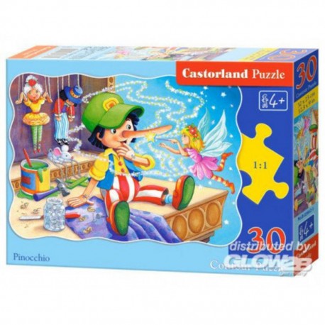 Castorland Puzzle Pinocchio, puzzle 30 pièces