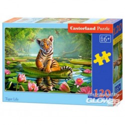 Castorland Puzzle Tiger Lily, puzzle 120 pièces