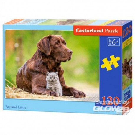 Castorland Puzzle Big and Little, puzzle 120 pièces