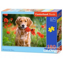 Castorland Puzzle Fleurs pour vous ..., Puzlle 180 parties