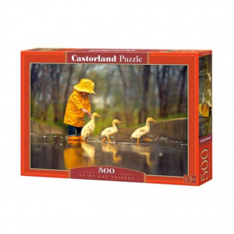 Castorland Puzzle Rainy Day Friends, Puzzle 500 pièces