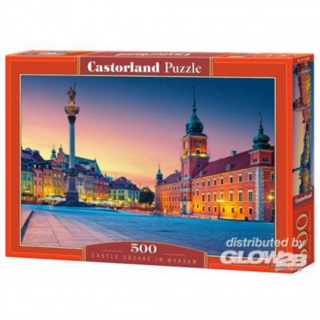 Castorland Puzzle Castle Square à Varsovie, puzzle de 500 pièces