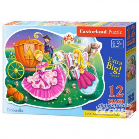 Castorland Puzzle Cendrillon, Puzzle 12 pièces maxi