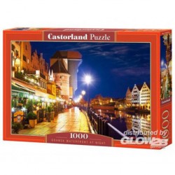 Castorland Puzzle Gdansk Waterfront at Night, Puzzle 1000Te