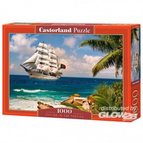 Castorland Puzzle Voile dans les Tropiques, puzzle 1000 pièces