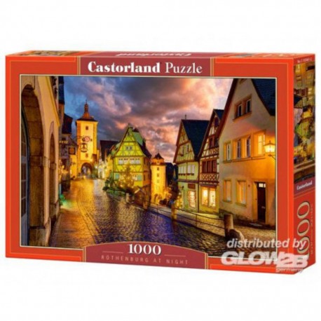 Castorland Puzzle Rothenburg at Night, Puzzle 1000 parties