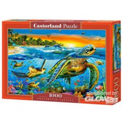 Castorland Puzzle Tortues sous-marines, puzzle 1000 parties