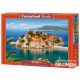 Castorland Puzzle Parti Sveti Stefan, Montenegro, Puzzle 2000