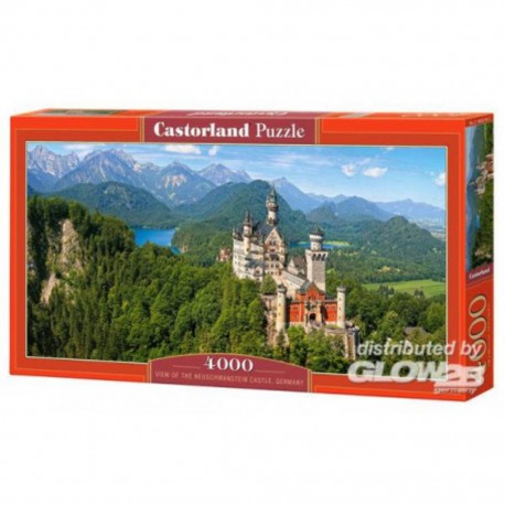 Castorland Puzzle Vue du château de Neuschwanstein, Puzzle allemand 4000 pièces