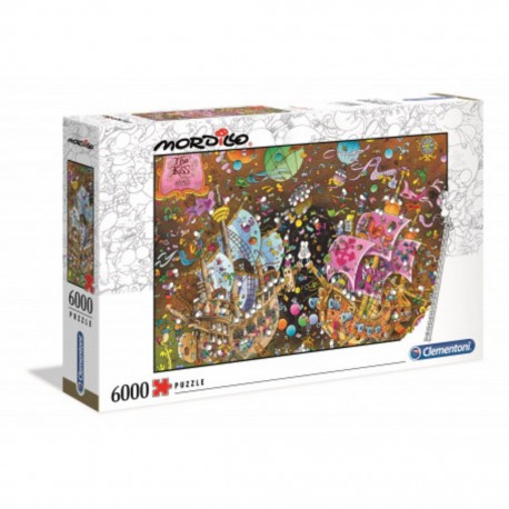 Clementoni Puzzle Mordillo 6000 pièces - The Kiss