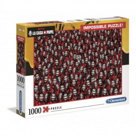 Clementoni Puzzle La Casa de Papel - 1000 pièces Impossible (Ax2)