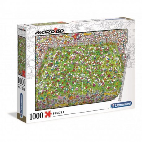 Clementoni Puzzle Mordillo 1000 pièces - The Match (Ax1)