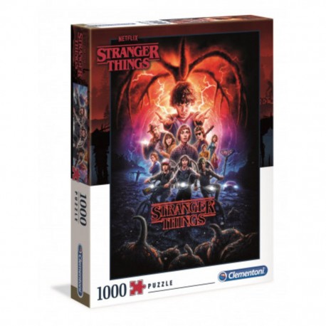 Clementoni Puzzle Stranger Things - 1000 pièces (Ax2)