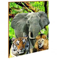 Riviera Games Puzzle 3d Puzzle 3D - 48 pieces - les animaux