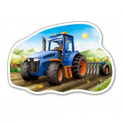 Castorland Puzzle Tracteur au travail