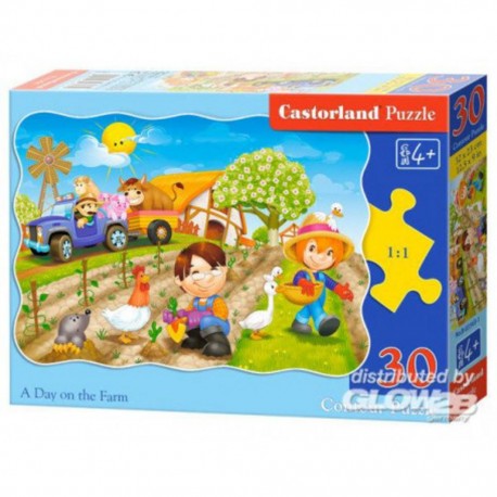 Castorland Puzzle A Day on the Farm, puzzle 30 pièces