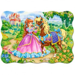 Castorland Puzzle Princesse et son cheval