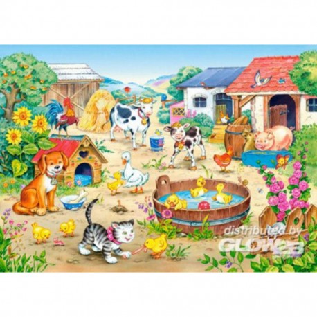 Castorland Puzzle Ferme, puzzle 60 pièces