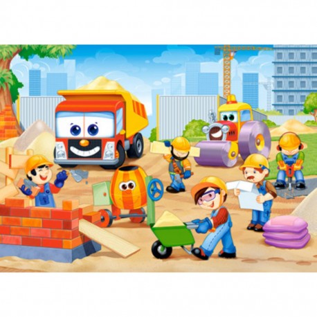 Castorland Puzzle Funny site de construction