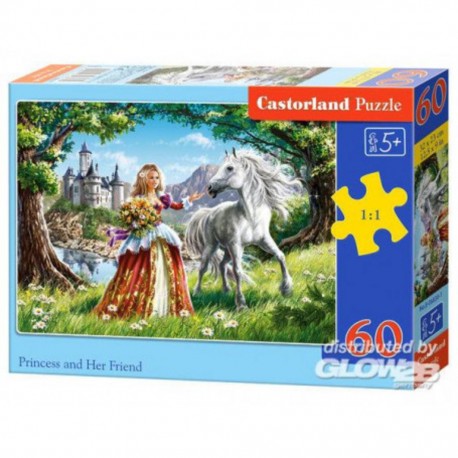 Castorland Puzzle Princesse et son ami