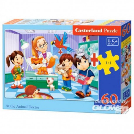 Castorland Puzzle Chez Animal Doctor, Puzzle 60 parties