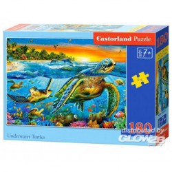 Castorland Puzzle Tortues sous-marines, puzzle 180 pièces