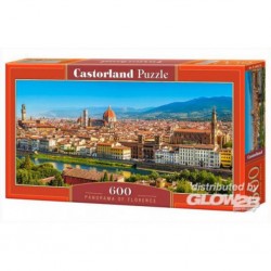 Castorland Puzzle Panorama de Florence, puzzle 600 pièces