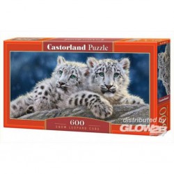 Castorland Puzzle Snow Leopard Cubs, Puzzle 600 parties