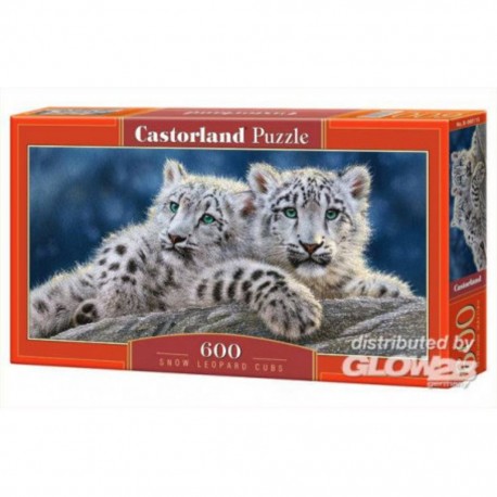 Castorland Puzzle Snow Leopard Cubs, Puzzle 600 parties