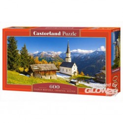 Castorland Puzzle Church Marterle, Carinthie, Autriche, Puzzle 600 parties