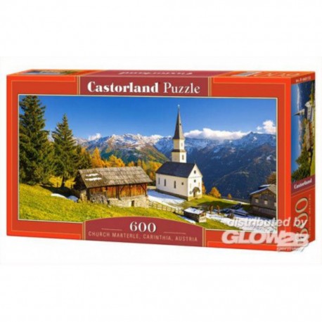 Castorland Puzzle Church Marterle, Carinthie, Autriche, Puzzle 600 parties