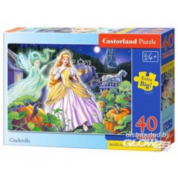 Castorland Puzzle Cendrillon, Puzzle 40 pièces maxi