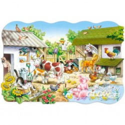 Castorland Puzzle Ferme, Puzzle 20 pièces maxi