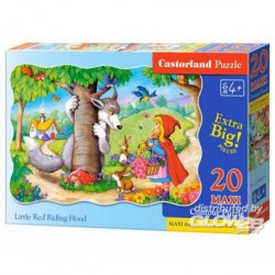 Castorland Puzzle Little Red Riding Hood, Puzzle 20 Tl.maxi