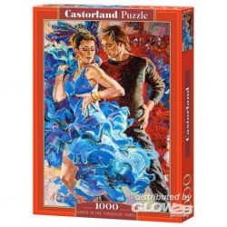 Castorland Puzzle Dance dans les tons Turquoise, Puzzle1000T