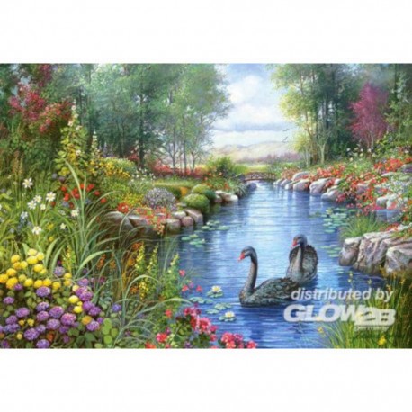 Castorland Puzzle Cygnes noirs, Andres Orpinas, Puzzle 1500 T