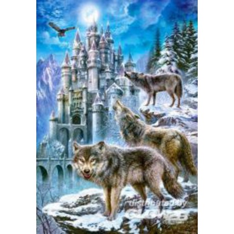 Castorland Puzzle Wolves and Castle, Puzzle 1500 pièces