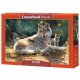 Castorland Puzzle La louve et ses louveteaux