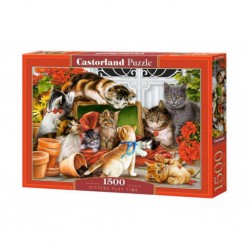 Castorland Puzzle Temps de jeu des chatons