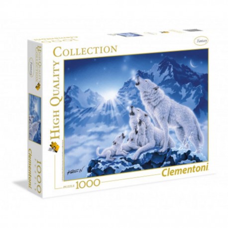 Clementoni Puzzle La famille de loups